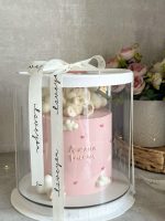 Boîte à Gâteau Cylindrique Transparente - 26*26*33cm – Image 4