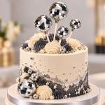 Cake Topper - 12 pcs Boules Décoratives - Disco – Image 2