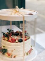 Lot de 10 Boîtes à Gâteau Cylindrique Transparente-26*26*24cm – Image 5