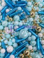 Sprinkles Mix 50 Shades of Blue - 50g (Perles en Sucre) – Image 2