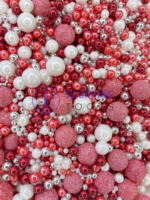 Sprinkles Mix Papa Noël - 100g (Perles en Sucre) – Image 2