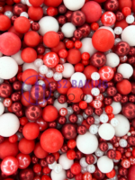 Sprinkles Mix Red Jewel Candy - 100g (Perles en Sucre)