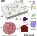 Moule de Décoration - Roses – Image 2