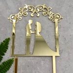 Cake Topper-Arch Couple (10cm)