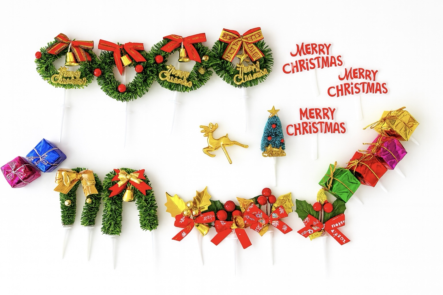 img_6815 Lot de 21 Cake Toppers Noël – Image 1