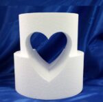 Cake Dummy - Cœur  (2pièces DIY)