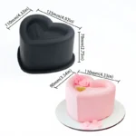 Copie Moule en Silicone - Bento Cake - Cœur – Image 3