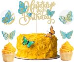 Set Cake Topper - Butterfly (25pcs)