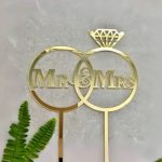 Cake Topper - Mr&Mrs