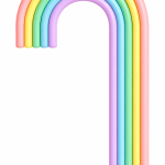 Cake Topper - arc en ciel #1