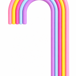 Cake Topper - arc en ciel #2