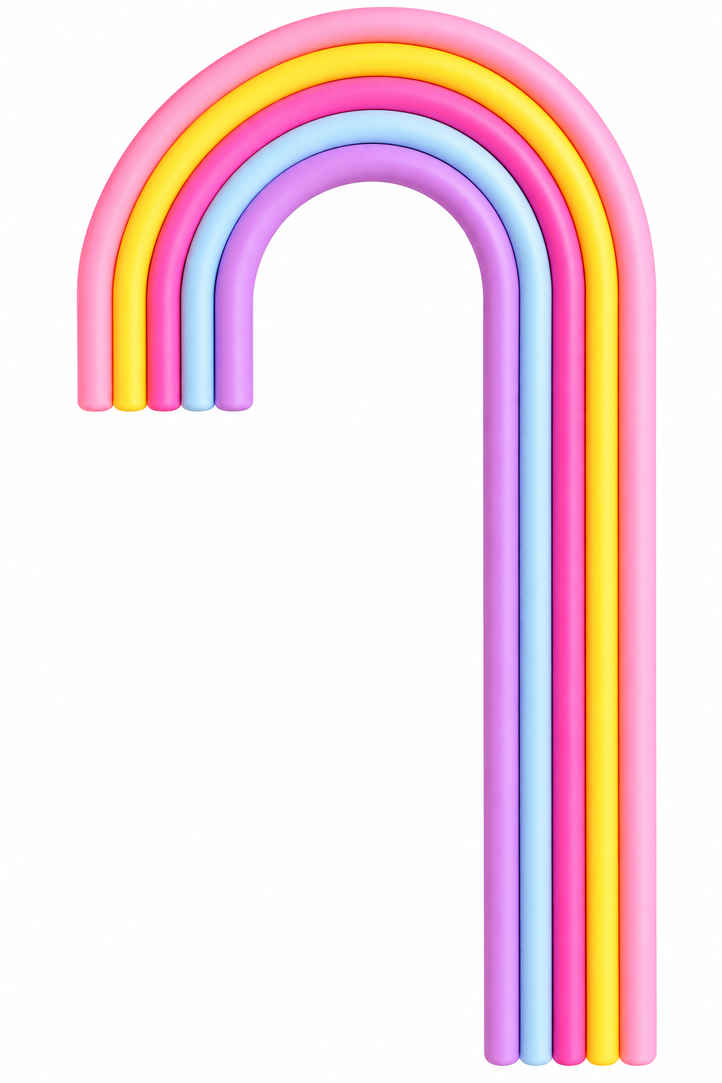 66488694-a33d-4c52-ad9d-584a008527ea Cake Topper - arc en ciel #2 – Image 1