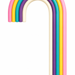 Cake Topper - arc en ciel #3