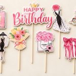 Cake Toppers Fashion - Lot de 8 pièces