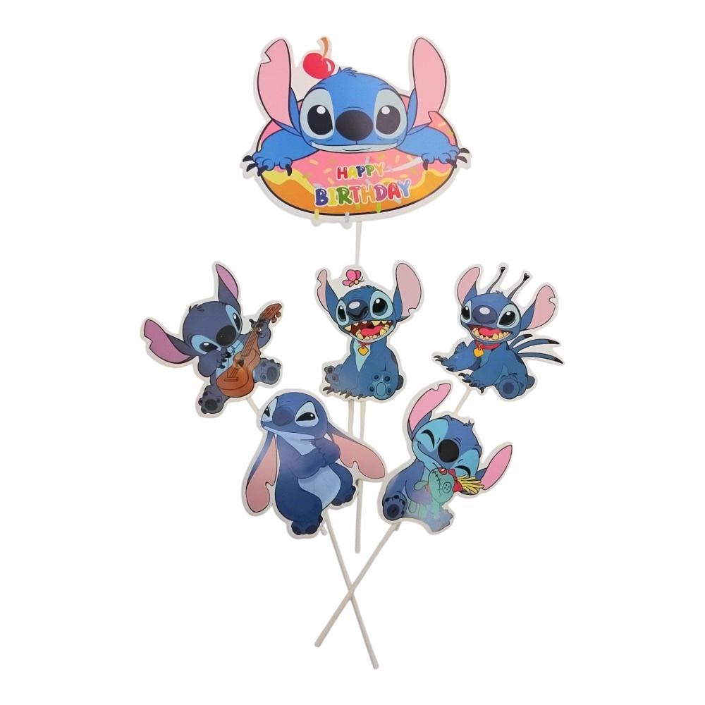 img_2946-3 Cake Toppers stich - Lot de 6 pièces – Image 1
