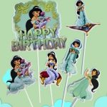 Cake Toppers jasmine - Lot de 6 pièces