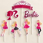 Cake Toppers Barbie - Lot de 7 pièces