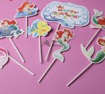 Cake Toppers Ariel - Lot de 8 pièces – Image 3