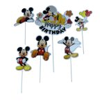 Cake Toppers  Mikey - Lot de 6 pièces