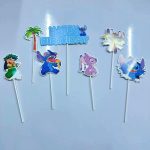 Cake Toppers stich - Lot de 7 pièces #1